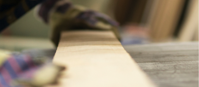 trozo de madera reciclada